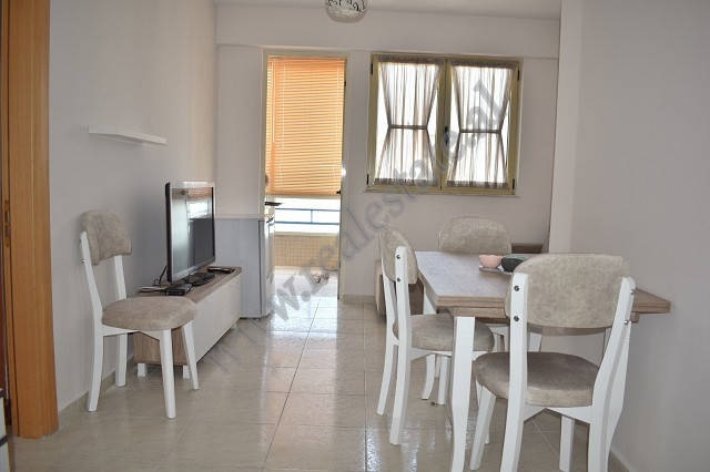 One bedroom apartment for rent in Him Kolli street in Tirana.
It is positioned on the 9th floor of 